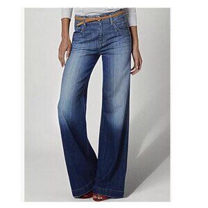 Flamingals Wide Leg Jeans Stretch Low Waist Baggy, XL